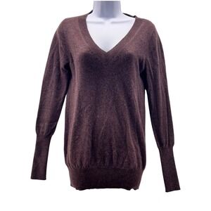 J Crew Vintage Y2K Cashmere Sweater Plum‎ Purple Small